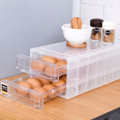 60 Grid Large Capacity Egg Holder for Refrigerator, Household Egg Fresh Storage
