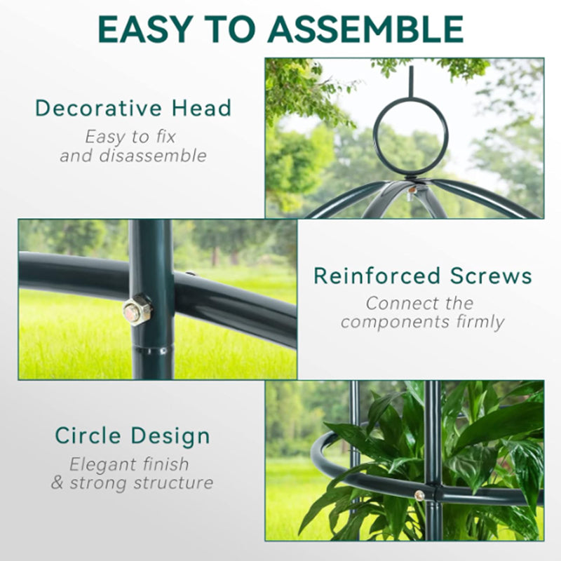 Garden Trellis for Climbing Plants Outdoor Indoor Tall Garden Tower Trellis