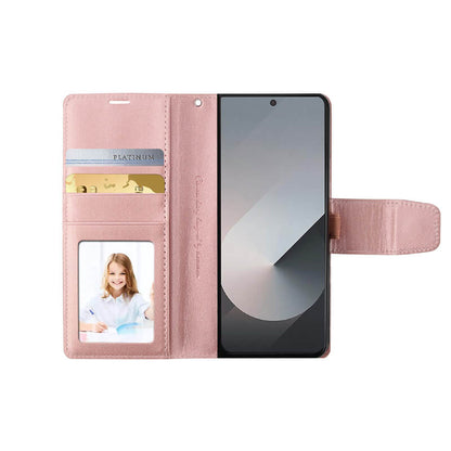 Hanman Leather Wallet Compatible with Samsung Z Fold 7 2025 Case