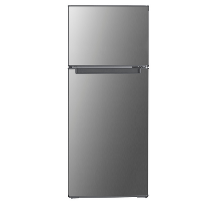 Imprasio 125L Top Mount Fridge Freezer Stainless Steel
