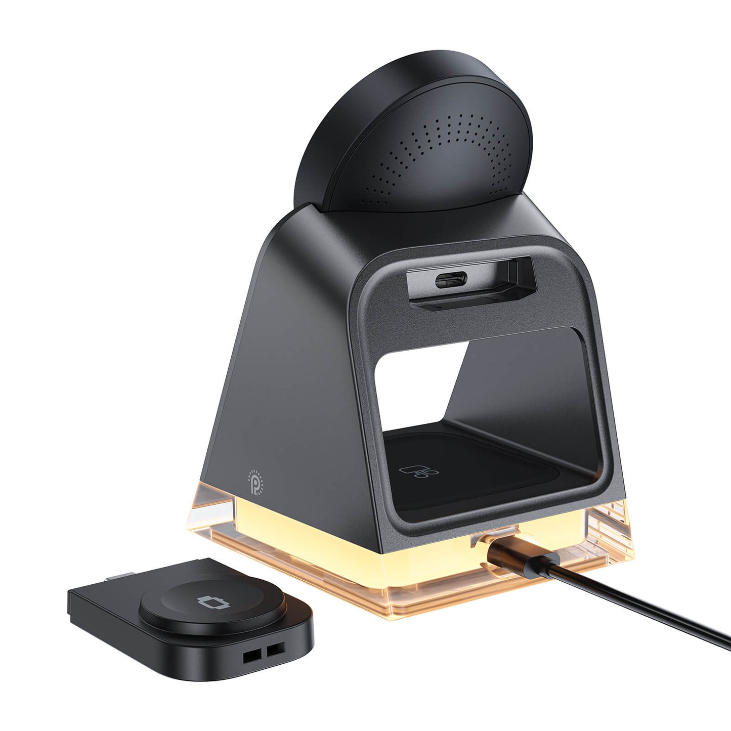 Acefast 3-in-1 15W Fast Wireless Magsafe Charging Stand with Ambient Light E17