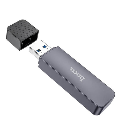 Hoco USB 2.0 Dual Slot High Speed Portable Card Reader for SD & TF Cards HB45