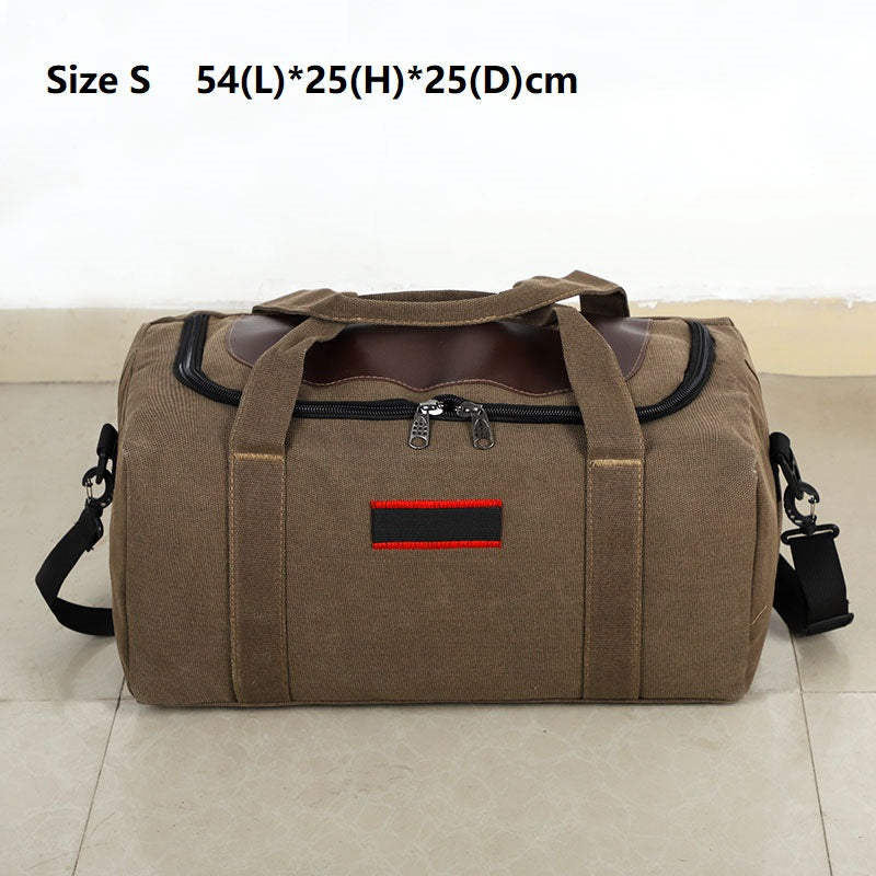 Canvas Storage Bag – High-Capacity Travel, Camping & Moving Luggage Bag