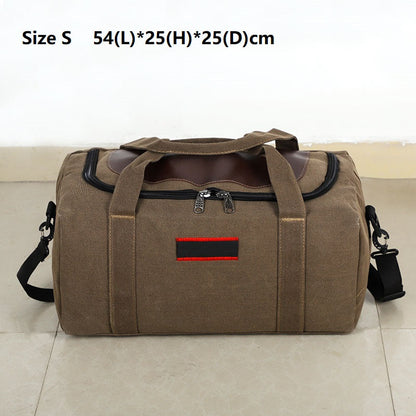 Canvas Storage Bag – High-Capacity Travel, Camping & Moving Luggage Bag