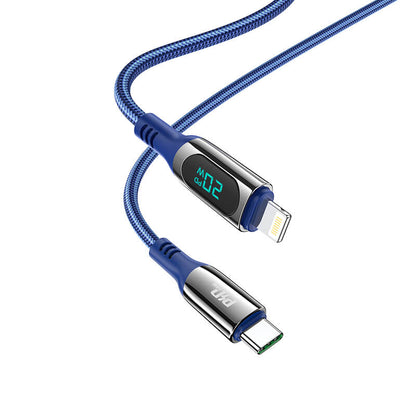 Hoco Type-C to Lightning Led PD 20W Extreme Charging Data Cable S51