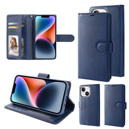 Suitable for Phone Hanman Mila Series Leather Dual Wallet Filp Case