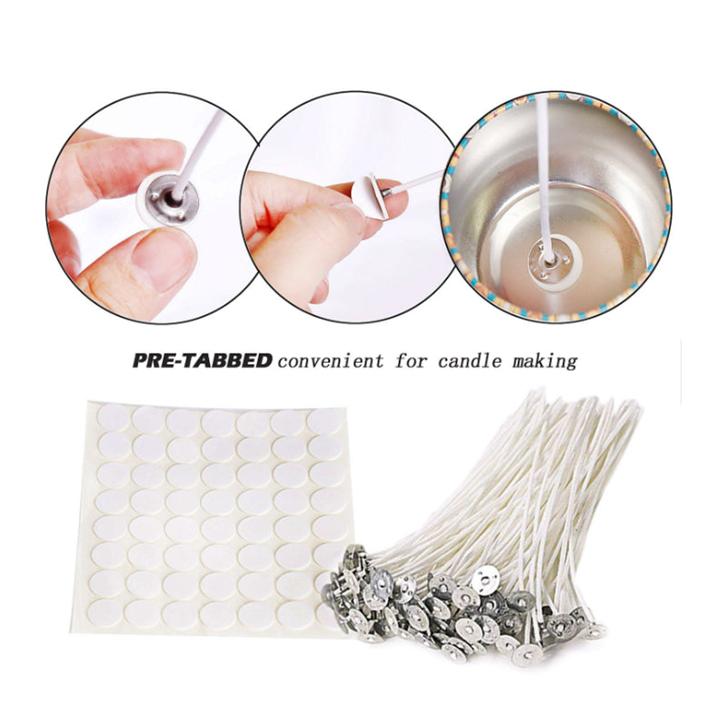 Candle Making Kit with Beeswax Pretty Candle Tins for DIY Candle Making