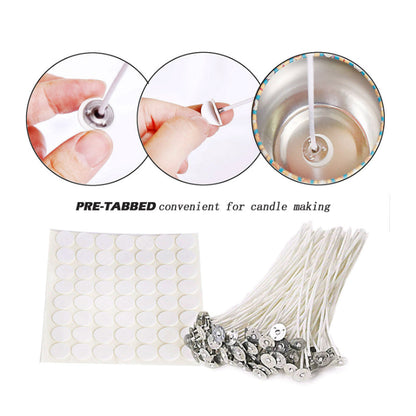 Candle Making Kit with Beeswax Pretty Candle Tins for DIY Candle Making