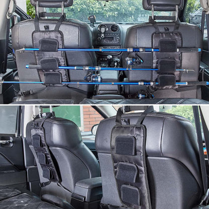 Fishing Rod Carrier, Pole Holder for Vehicle/Ship Rear Seats, Car, SUV, Wagons