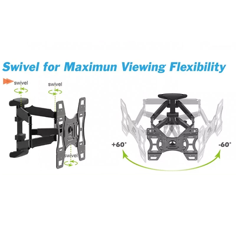 Long Arm TV Wall Mount for 32-70 Inch TV, Full Motion Cantilever Mount