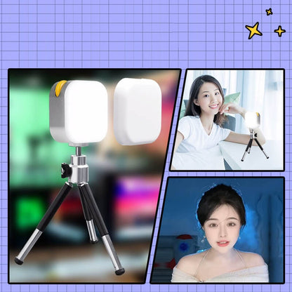 Mobie Portable Mini RGB Fill Light 2500K-9000K TV-6RGB