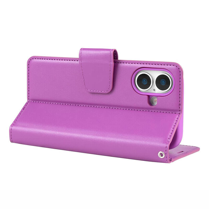 Compatible with iPhone 17 Hanman Mill Series Leather Wallet Flip Case