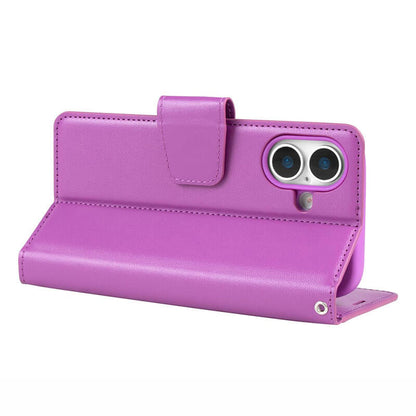 Compatible with iPhone 17 Hanman Mill Series Leather Wallet Flip Case