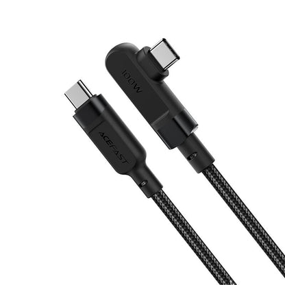 Acefast 100W 2M USB-C to USB-C TPE W Right Angled Aluminum Charging Data Cable C5-03