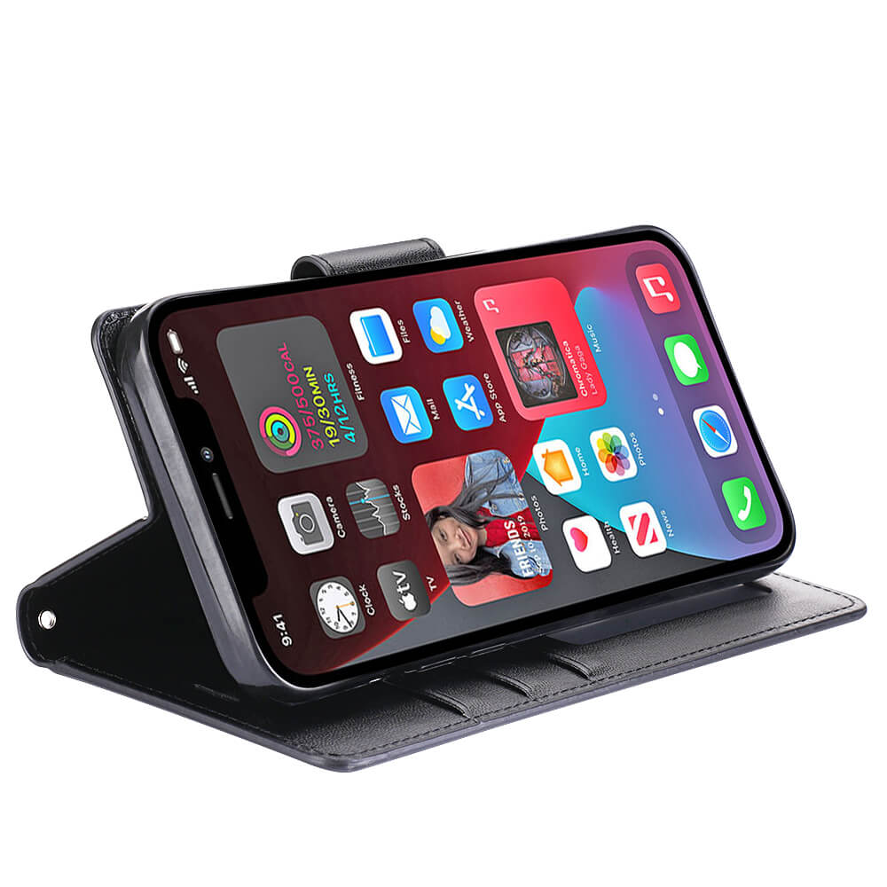 Suitable for Phone Hanman Mill Series Leather Wallet Flip Case