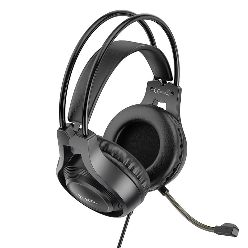 Hoco Tiger 50mm Immersive Gaming Headset with Mic for PC Mobile W106