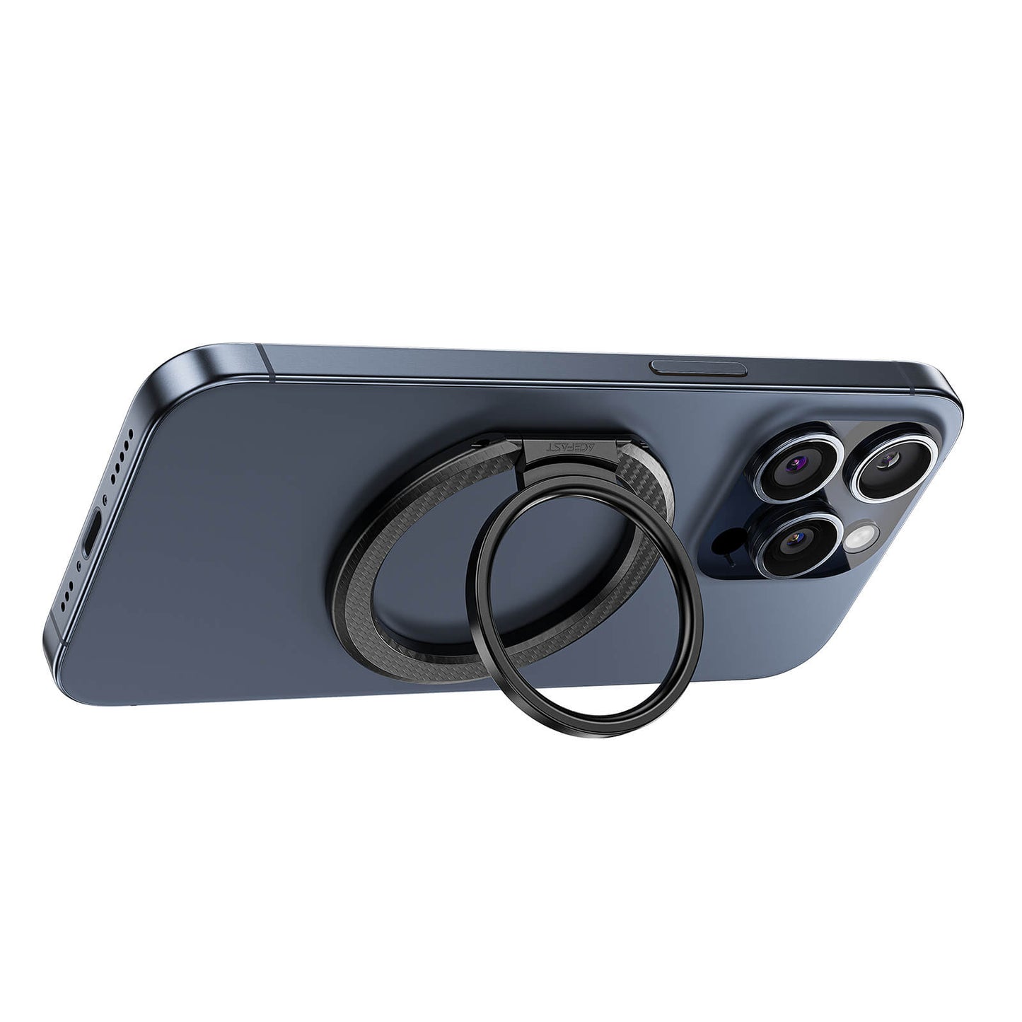 Acefast Ultra Thin Phone Grip 360° Magnetic Metal Ring Phone Stand P1