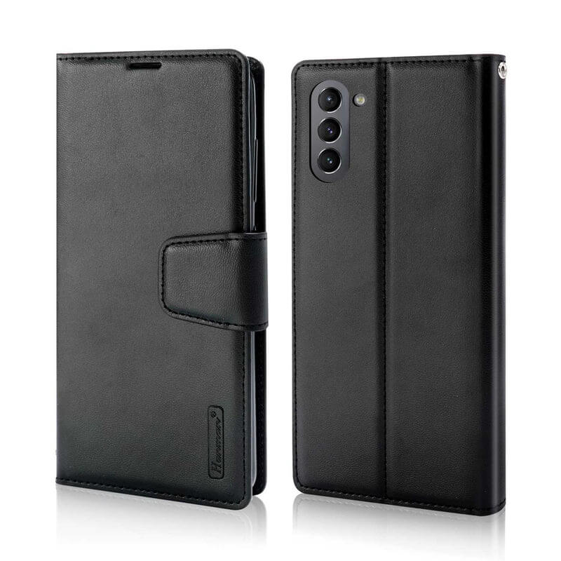 Hanman Mill Series Leather Wallet Flip Case Compatible with OPPO A40 2024