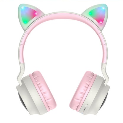 Hoco Bluetooth Cat Ear Wireless Headset LED Light W27
