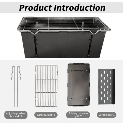 Portable Foldable Barbecue Grill – Lightweight BBQ for Camping & Picnics BST1041