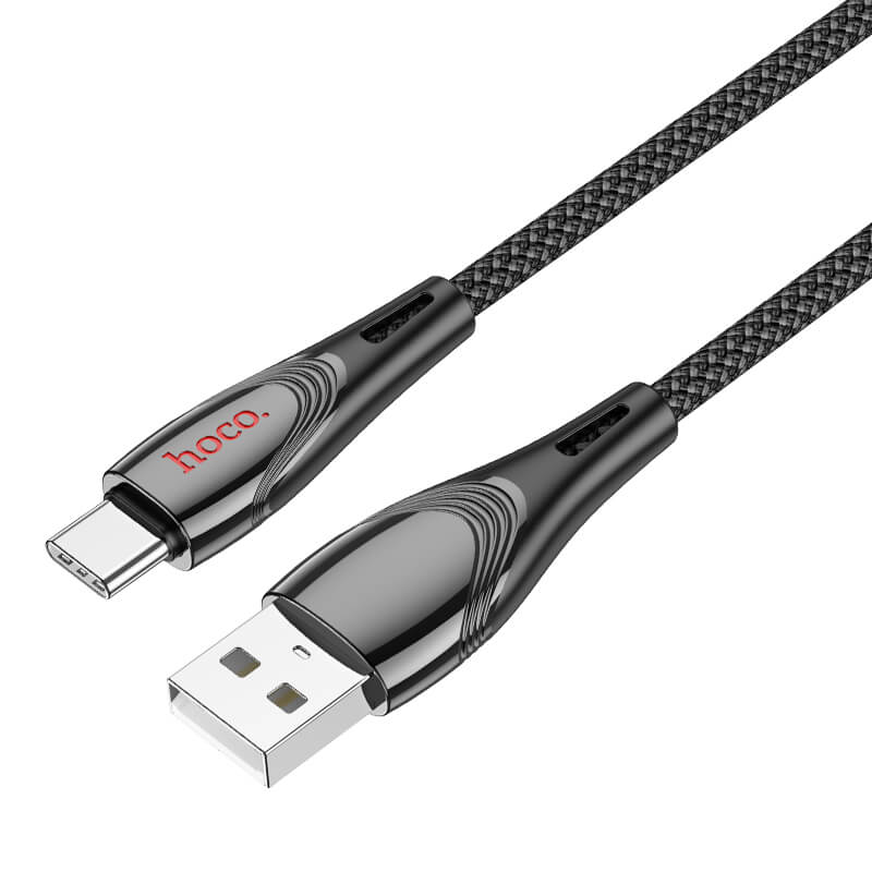 Hoco Nylon Braided USB-A to Type-C 3A Charging Data Cable 1.2m U133