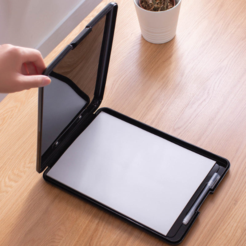 Plastic Storage Clipboard with Low Profile Clip, Heavy Duty Nursing Clipboards