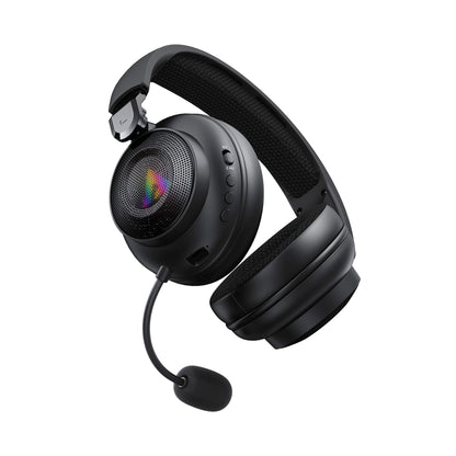Acefast Bluetooth 6.0 1000mAh 80H Battery Low Latency RGB IPX4 Gaming Headset H15