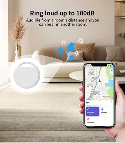 Mini GPS Tracker Air Tag Find My Compatible Smart Key Locator