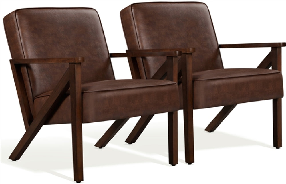 2pcs Accent Chair Armchair Lounge Chair