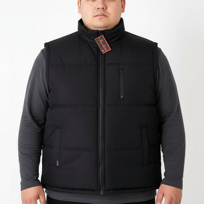 Marked Size 3XL Vest/Sleeveless Thermal Jacket Black