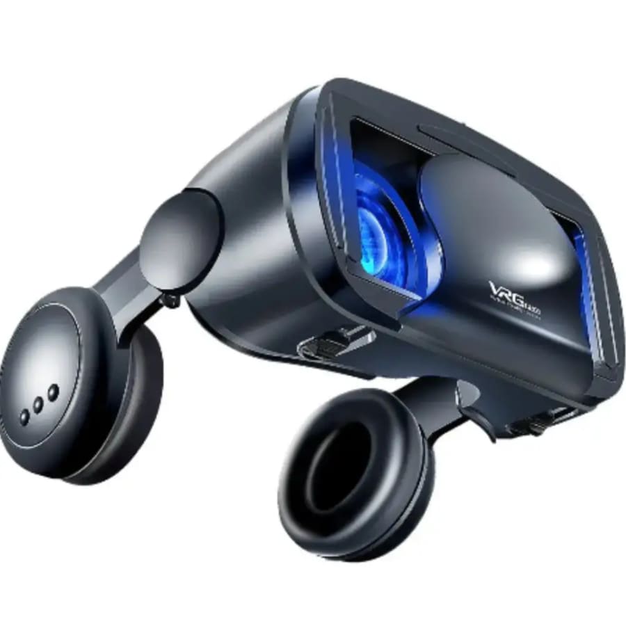 3D VR Headset with Headphones & Controller (VRG Pro+)