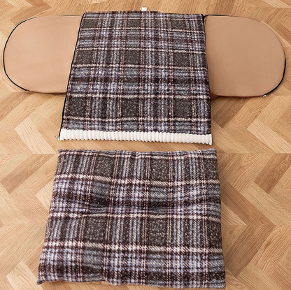 Large Size Cave Style Cozy Winter Dog Bed Warming Cat