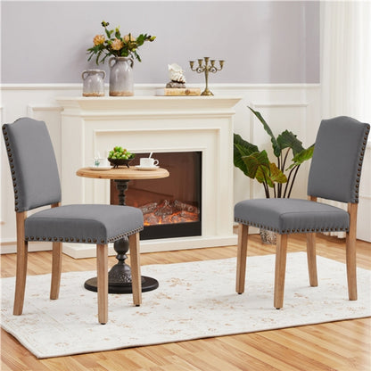 2PCS Upholstered Kitchen Chairs for Living Room Dining Room