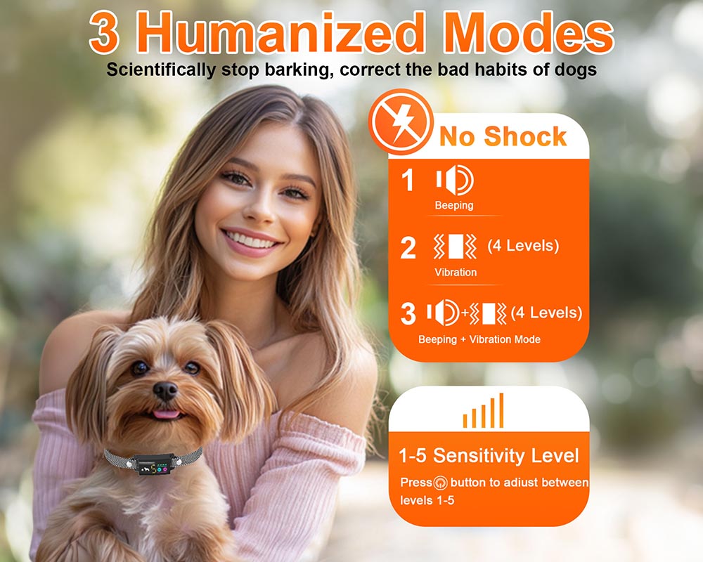 Smart No-Bark Dog Training Collar