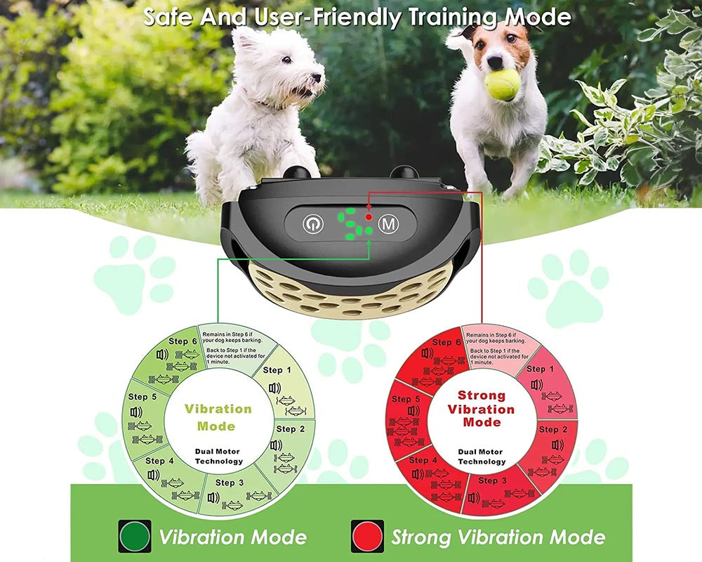 No-Bark Dog Training Collar