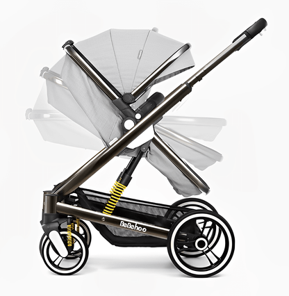 Premium Baby Pram & Stroller With 4 Wheels