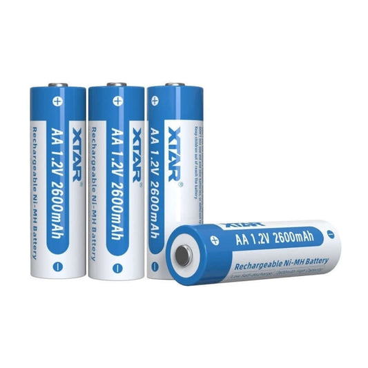 AA 1.2V 2600mAh Ni-MH Rechargeable Battery 4 PCS
