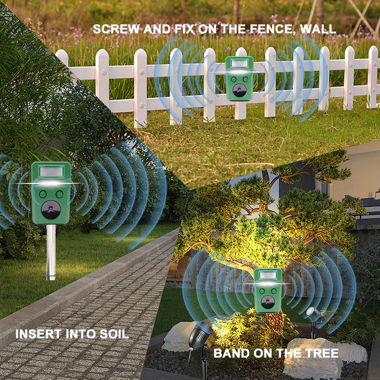 Solar Bird Repeller – Motion Activated Ultrasonic Bird Deterrent