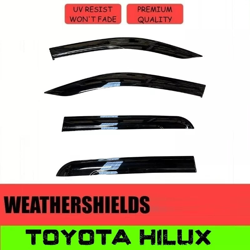 Suitable For Use With Toyota Hilux Window Visors / Weather Shield
