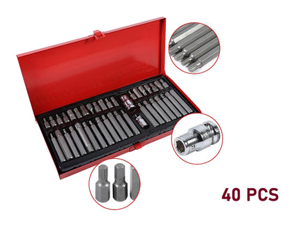 40pcs Torx Star Hex Socket Set