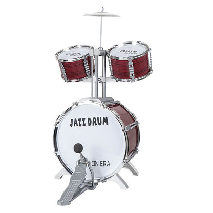 Mobie Educational Instrument Durable Toy Jazz Drum Set for Kids Ages 3-8