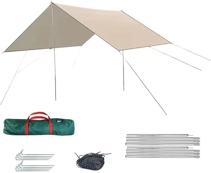 Square Sun Shade Sail – Waterproof Outdoor Canopy for Garden, Patio, and Parties