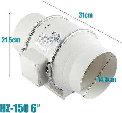 Inline Extractor Fan Exhaust Duct 150MM