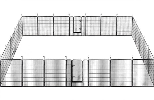 Heavy Duty 24 Panels Pet Playpen