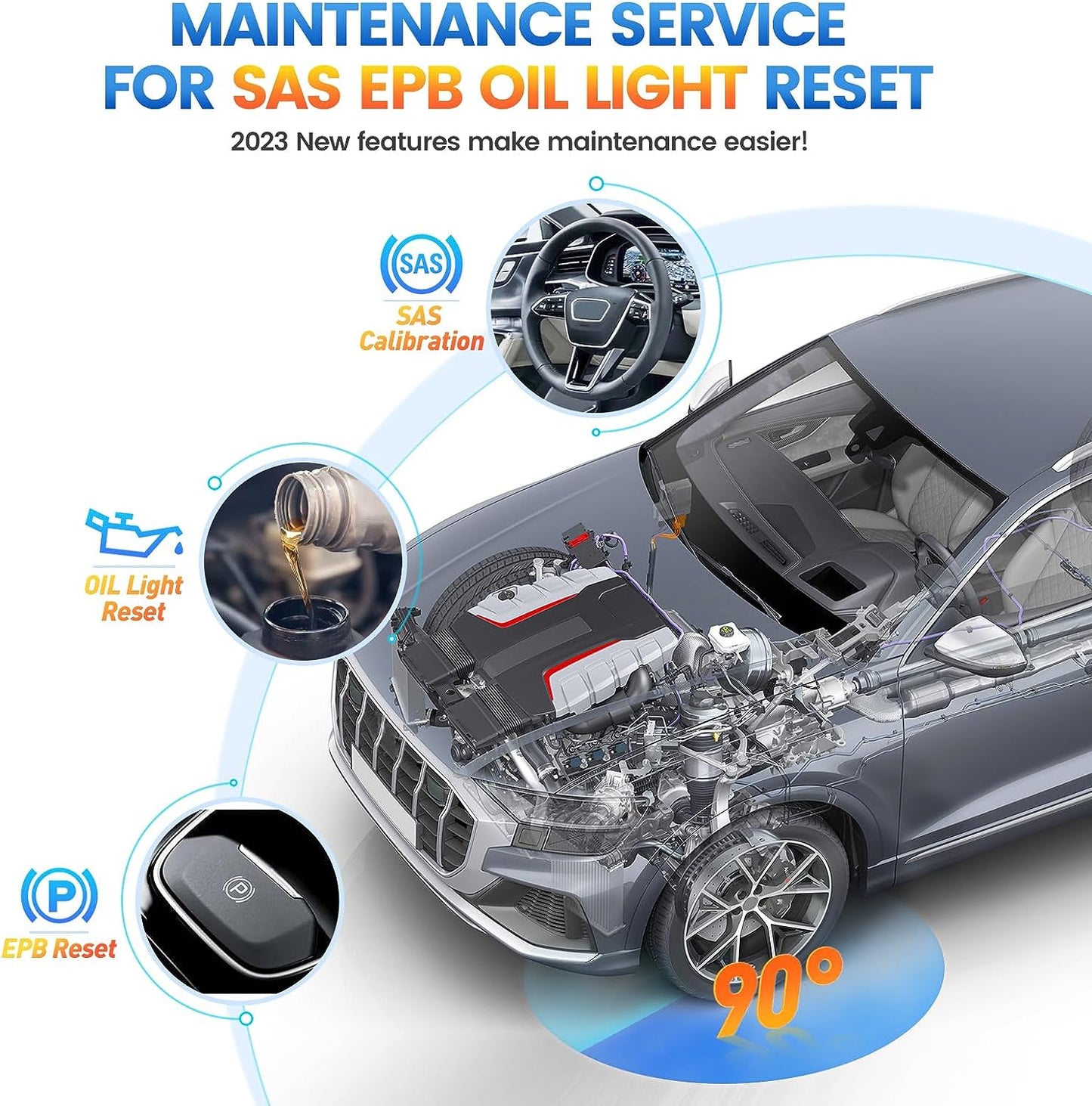 Universal OBDII OBD2 Scanner Car Engine Fault Code Reader Diagnostic Tool ANCEL AD610