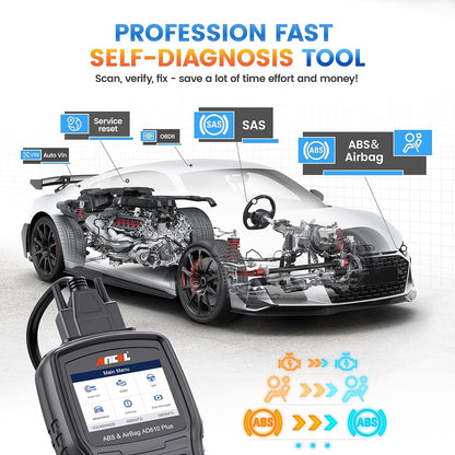 Universal OBDII OBD2 Scanner Car Engine Fault Code Reader Diagnostic Tool ANCEL AD610
