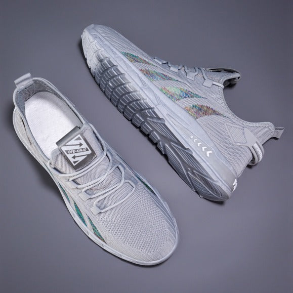 Mens Slip On Walking Shoes Lightweight Breathable Non Slip Running Sho