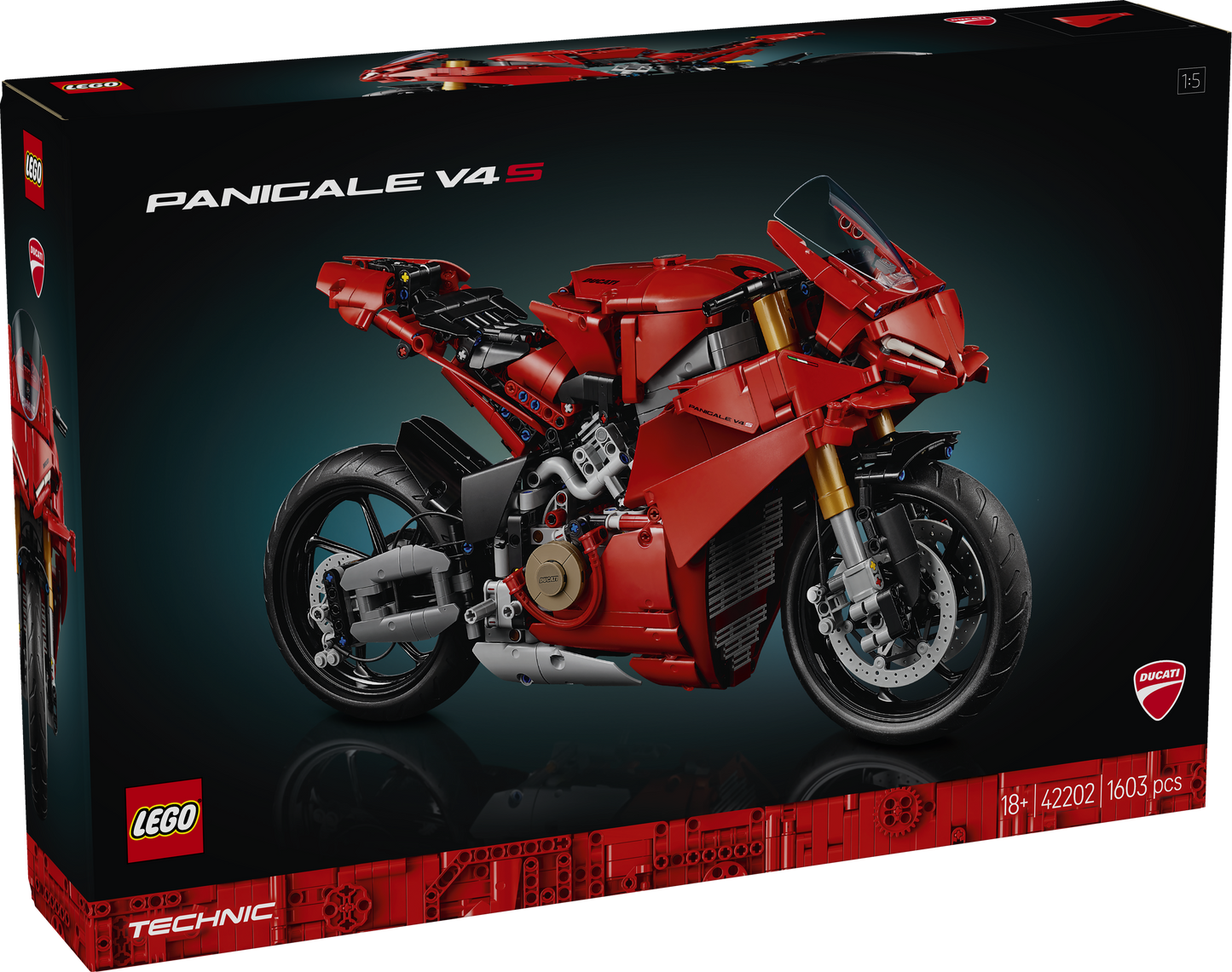 LEGO Technic: Ducati Panigale V4 S Motorcycle (42202)