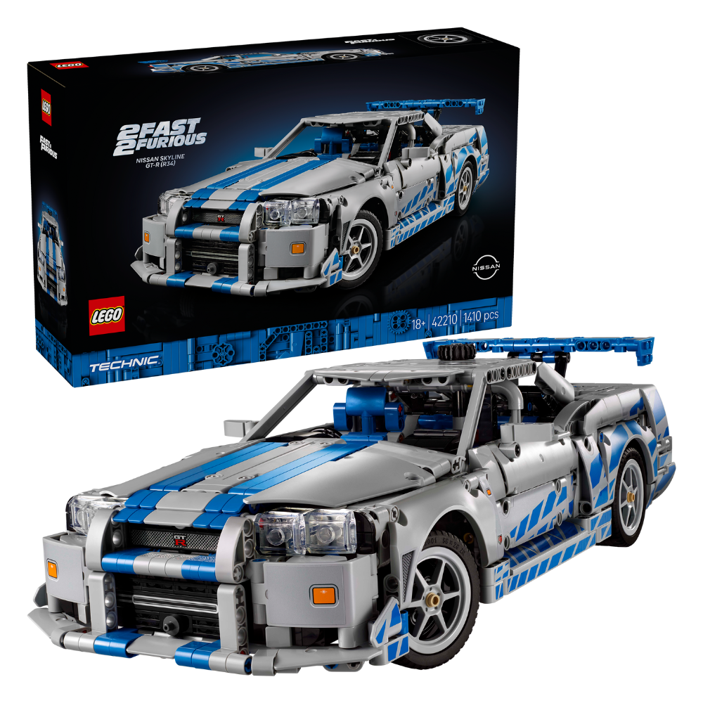 LEGO Technic: 2 Fast 2 Furious Nissan Skyline GT-R (R34) Car (42210)