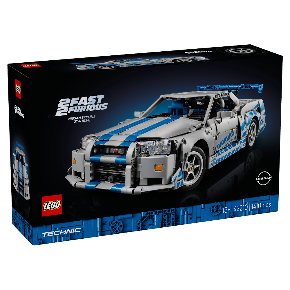LEGO Technic: 2 Fast 2 Furious Nissan Skyline GT-R (R34) Car (42210)